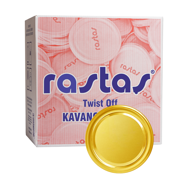 KOLİDE GOLD RENGİ 82 MM KAVANOZ KAPAĞI-(500 ADET/ 82 MM)