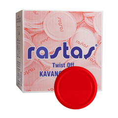 KOLİDE KIRMIZI RENK 82 MM KAVANOZ KAPAĞI- (500 ADET/ 82 MM )