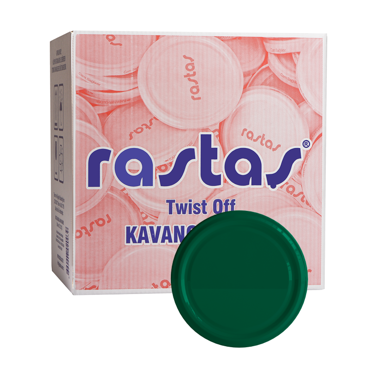KOLİDE ZÜMRÜT YEŞİLİ 82 MM KAVANOZ KAPAĞI- (500 ADET/ 82 MM)