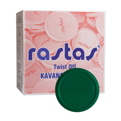 KOLİDE ZÜMRÜT YEŞİLİ 82 MM KAVANOZ KAPAĞI- (500 ADET/ 82 MM)