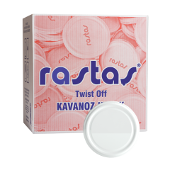 KOLİDE BEYAZ RENK 63 MM KAVANOZ KAPAĞI- (900 ADET/63 MM)