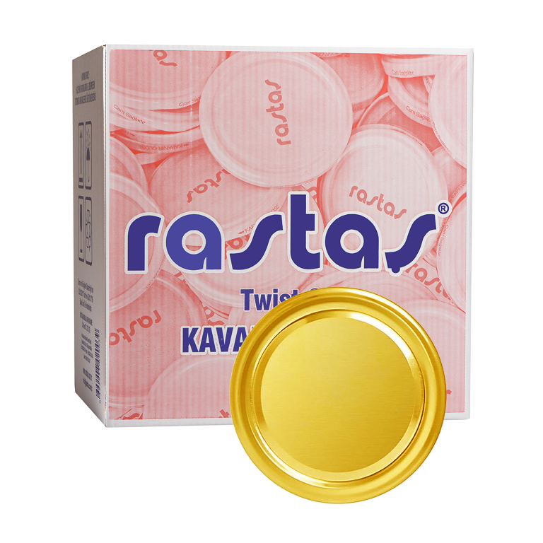 KOLİDE GOLD RENK 100 MM KAVANOZ KAPAĞI- ( 290 ADET/ 100 MM)