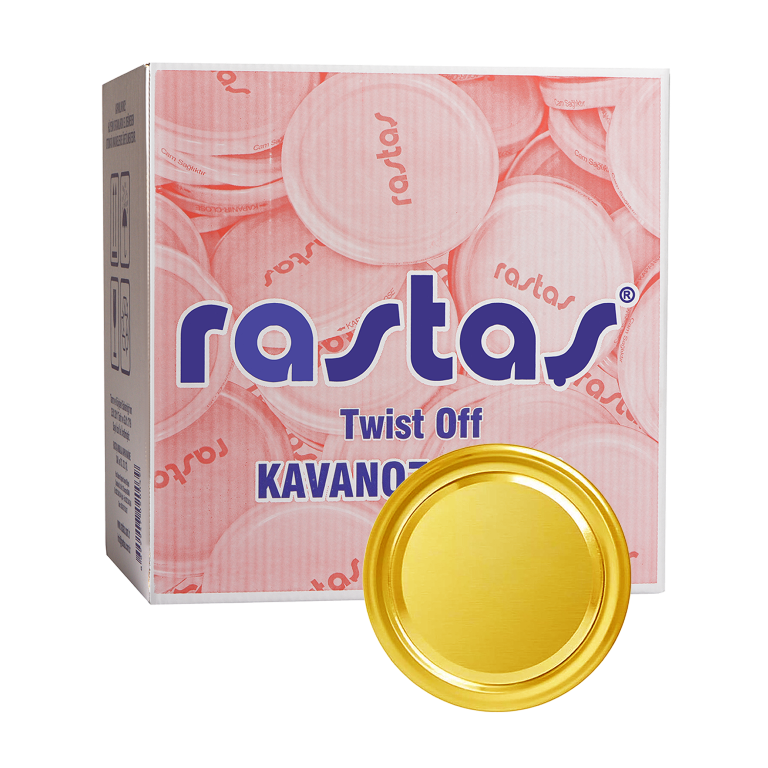KOLİDE GOLD RENK 66 MM KAVANOZ KAPAĞI- (900 ADET/ 66 MM )