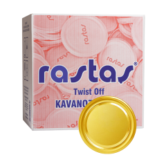 KOLİDE GOLD RENK 66 MM KAVANOZ KAPAĞI- (900 ADET/ 66 MM )