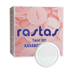 KOLİDE BEYAZ RENK 66 MM KAVANOZ KAPAĞI- (900 ADET/ 66 MM)