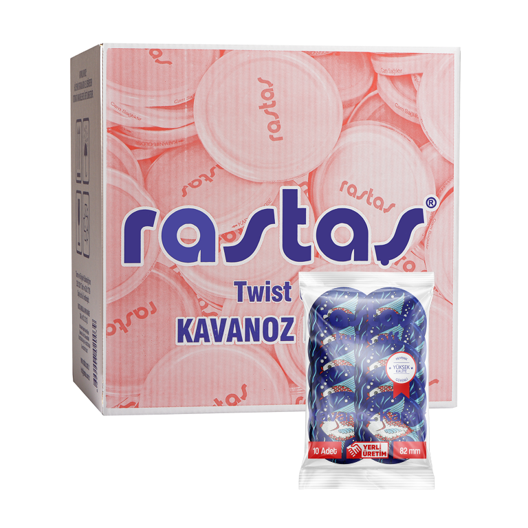 36'LI KOLİ İÇERİSİNDE BALIK DESEN POŞETLİ KAVANOZ KAPAĞI(TOPLAM 360 ADET)