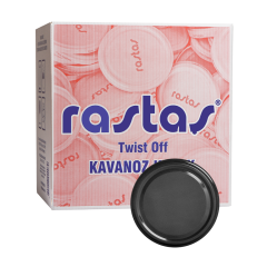 KOLİDE SİYAH RENK 66 MM KAVANOZ KAPAĞI- (900 ADET/ 66 MM)